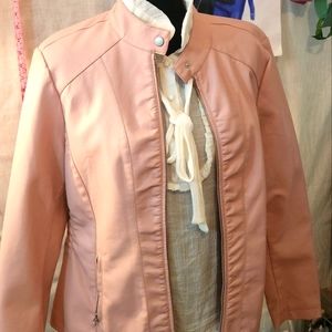 Vintage pink jacket size L!!